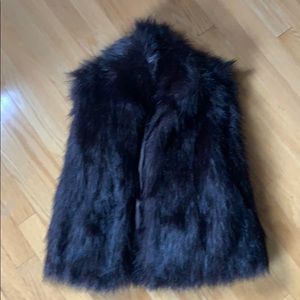 Members Only faux fur vest size Small